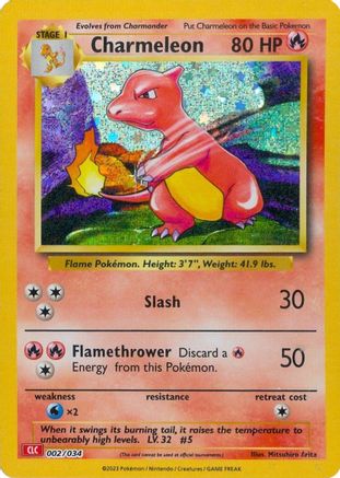 Charmeleon (002/034) [Trading Card Game Classic]