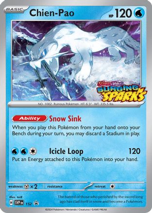 Chien-Pao (SVP152) Holofoil [SV: Scarlet & Violet Promo Cards]