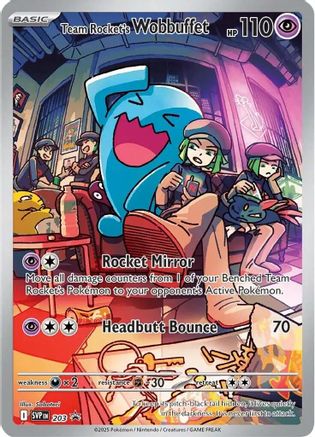 Team Rocket's Wobbuffet (SVP203) Holofoil [SV: Scarlet & Violet Promo Cards]