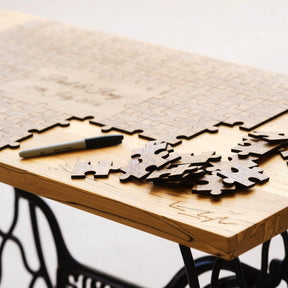 Jigsaw guest book frame